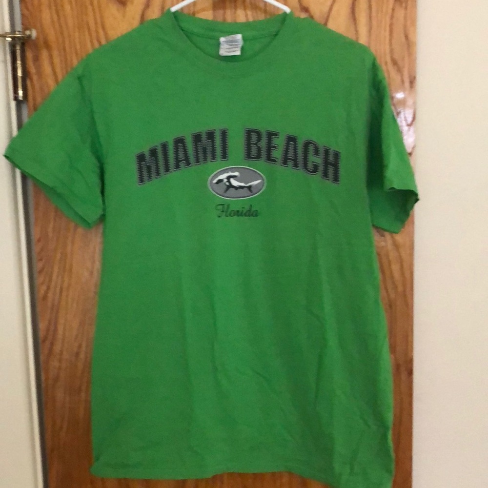 Miami Beach Tee Shirt Florida Hammerhead Shark